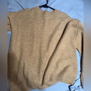 Vince Camuto Women's Camel Crewneck Sweater